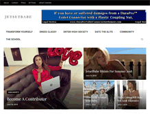 Tablet Screenshot of jetsetbabe.com